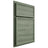 Shiloh Cabinetry Full Overlay Wilmington Hickory Plain Cut Moss Door