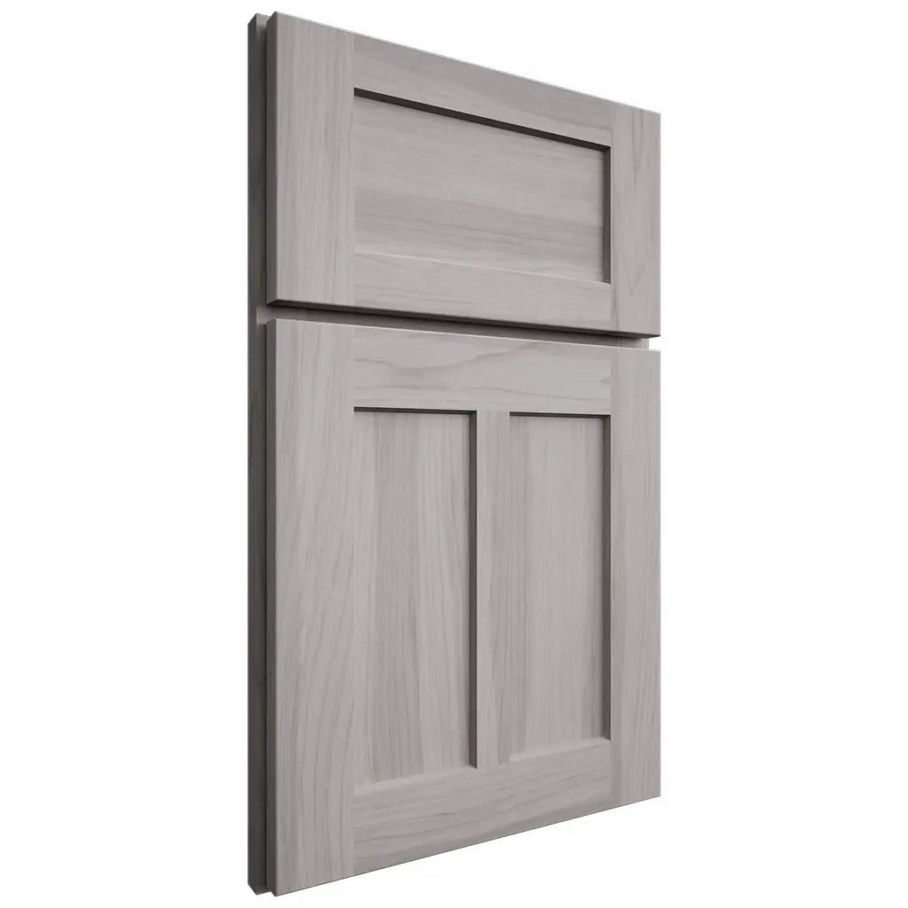 Shiloh Cabinetry Full Overlay Wilmington Hickory Plain Cut Stratus Door