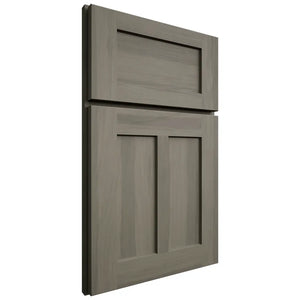 Shiloh Cabinetry Full Overlay Wilmington Hickory Plain Cut Thyme Door