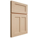 Shiloh Cabinetry Full Overlay Wilmington Maple Plain Cut Natural Door