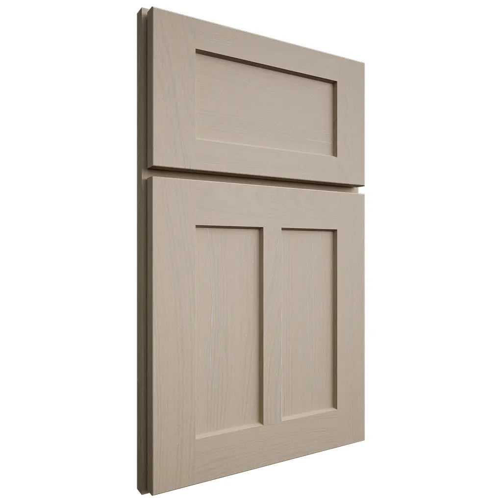 Shiloh Cabinetry Full Overlay Wilmington Maple Plain Cut Pebble Door