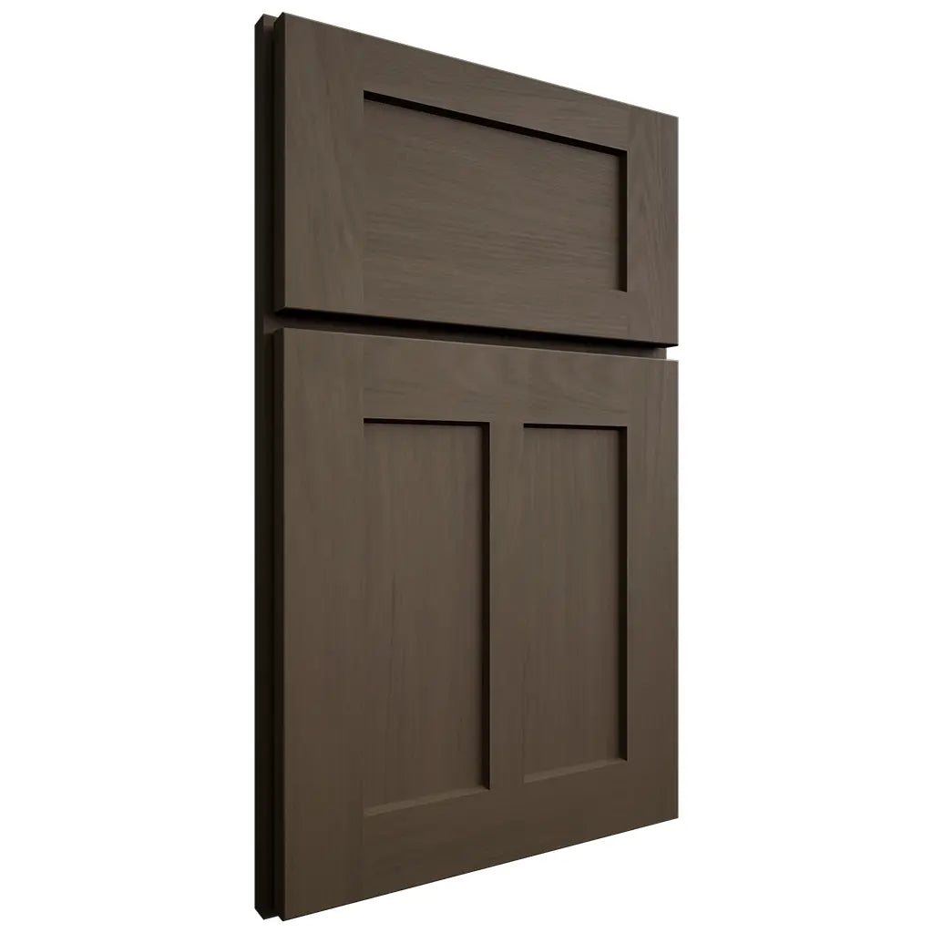 Shiloh Cabinetry Full Overlay Wilmington Maple Plain Cut Perfect Brown Door