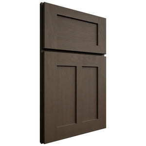 Shiloh Cabinetry Full Overlay Wilmington Maple Plain Cut Perfect Brown Door