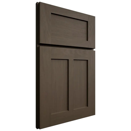 Shiloh Cabinetry Full Overlay Wilmington Maple Plain Cut Perfect Brown Door