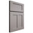 Shiloh Cabinetry Full Overlay Wilmington Paintable Dovetail Gray Door