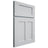 Shiloh Cabinetry Full Overlay Wilmington Paintable Niebla Azul Door