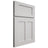 Shiloh Cabinetry Full Overlay Wilmington Paintable Repose Gray Door