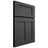 Shiloh Cabinetry Full Overlay Wilmington Poplar Plain Cut Cadet Door