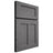 Shiloh Cabinetry Full Overlay Wilmington Red Oak Plain Cut Cadet Door