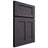 Shiloh Cabinetry Full Overlay Wilmington Red Oak Plain Cut Harbor Door