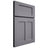 Shiloh Cabinetry Full Overlay Wilmington White Oak Plain Cut Cadet Door