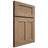 Shiloh Cabinetry Full Overlay Wilmington White Oak Plain Cut Natural Door