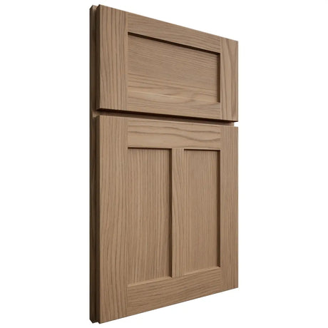 Shiloh Cabinetry Full Overlay Wilmington White Oak Plain Cut Natural Door