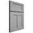 Shiloh Cabinetry Full Overlay Wilmington White Oak Plain Cut Stratus Door