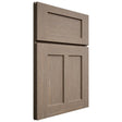 Shiloh Cabinetry Full Overlay Wilmington White Oak Quarter Sawn Almond Door