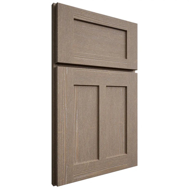 Shiloh Cabinetry Full Overlay Wilmington White Oak Quarter Sawn Almond Door