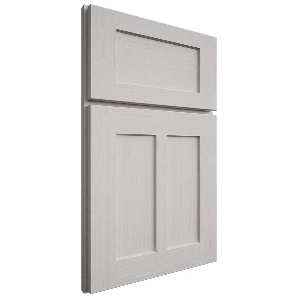 Shiloh Cabinetry Full Overlay Wilmington White Oak Quarter Sawn Cotton Door