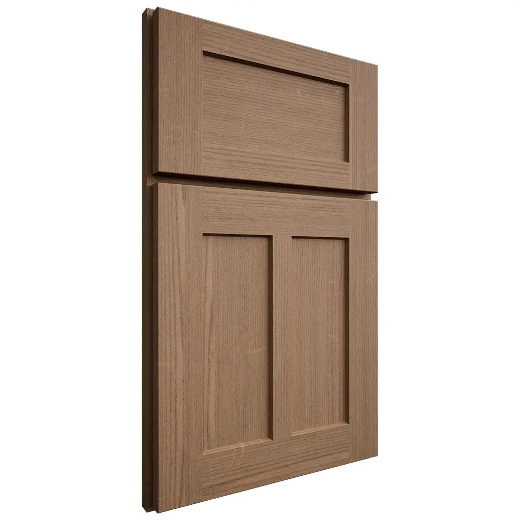 Shiloh Cabinetry Full Overlay Wilmington White Oak Quarter Sawn Medium Door