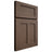 Shiloh Cabinetry Full Overlay Wilmington White Oak Quarter Sawn Mineral Door