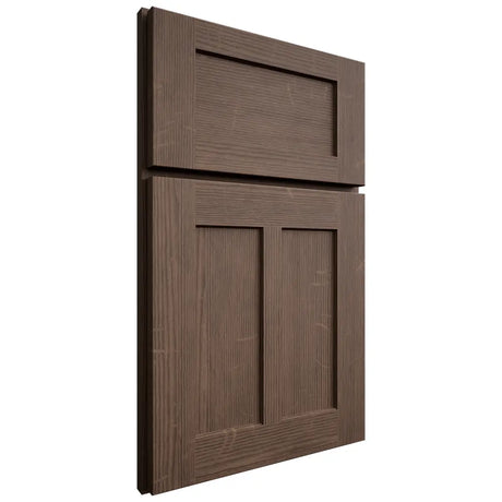 Shiloh Cabinetry Full Overlay Wilmington White Oak Quarter Sawn Mineral Door