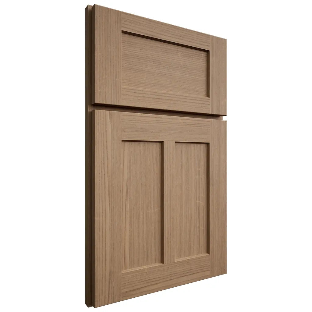 Shiloh Cabinetry Full Overlay Wilmington White Oak Quarter Sawn Natural Door