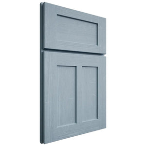 Shiloh Cabinetry Full Overlay Wilmington White Oak Quarter Sawn Sky Door