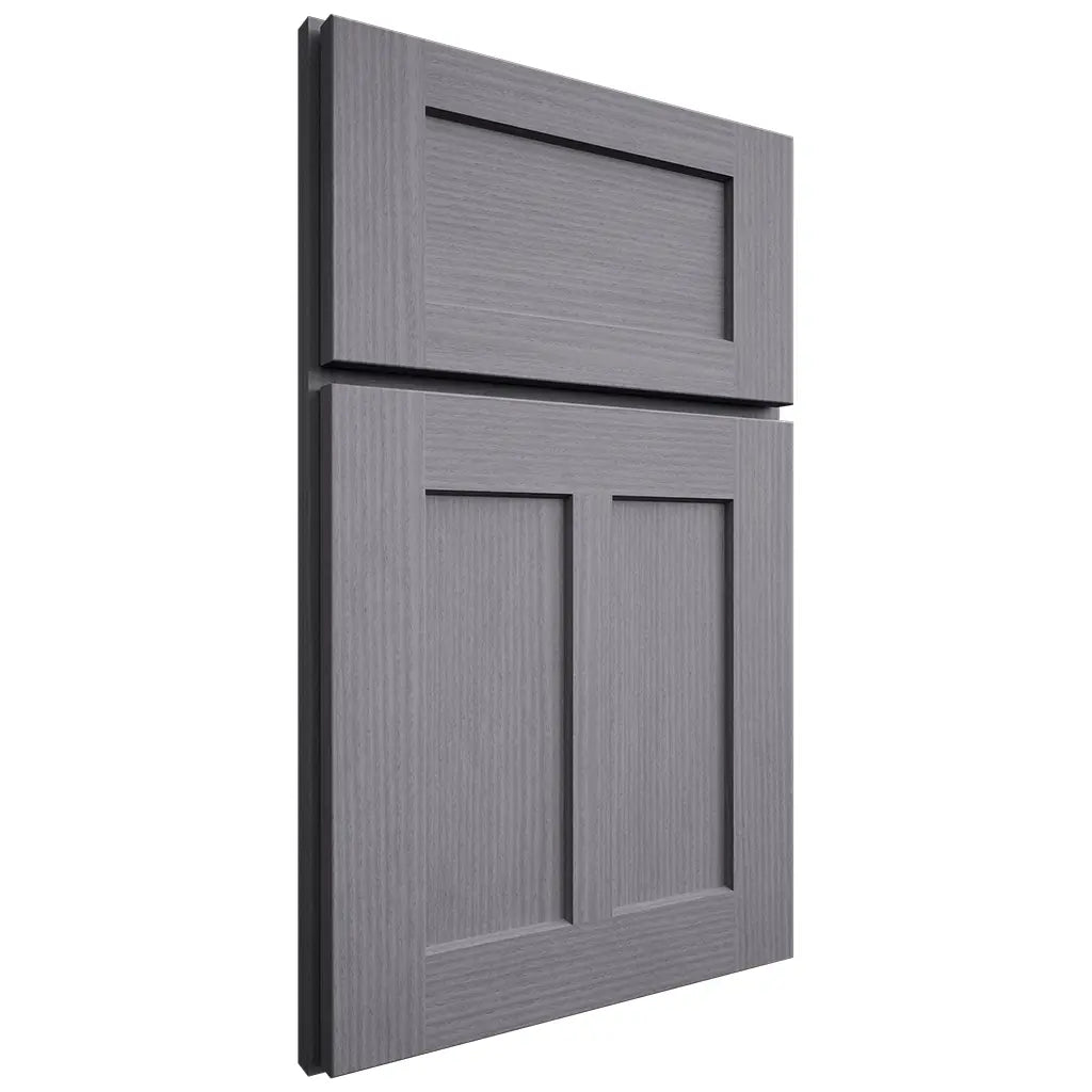 Shiloh Cabinetry Full Overlay Wilmington White Oak Rift Cut Cadet Door