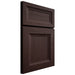 Shiloh Cabinetry Full Overlay Windsor Alder Plain Cut Bistre Door