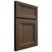 Shiloh Cabinetry Full Overlay Windsor Alder Plain Cut Caviar Door