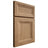 Shiloh Cabinetry Full Overlay Windsor Alder Plain Cut Dusty Road Door