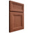 Shiloh Cabinetry Full Overlay Windsor Alder Plain Cut Sierra Door