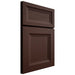 Shiloh Cabinetry Full Overlay Windsor Alder Plain Cut Umber Door