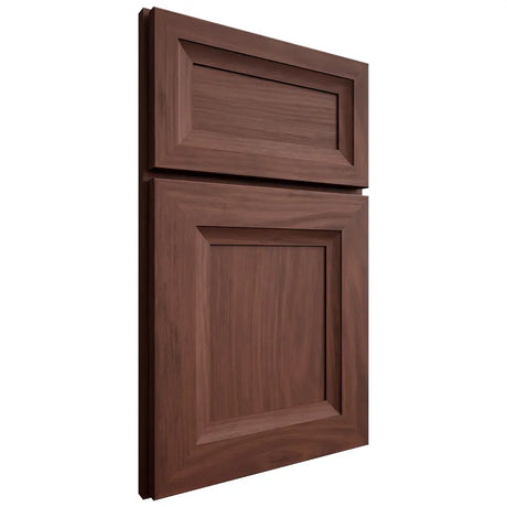 Shiloh Cabinetry Full Overlay Windsor Cherry Plain Cut Bourbon Door