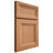 Shiloh Cabinetry Full Overlay Windsor Cherry Plain Cut Natural Door