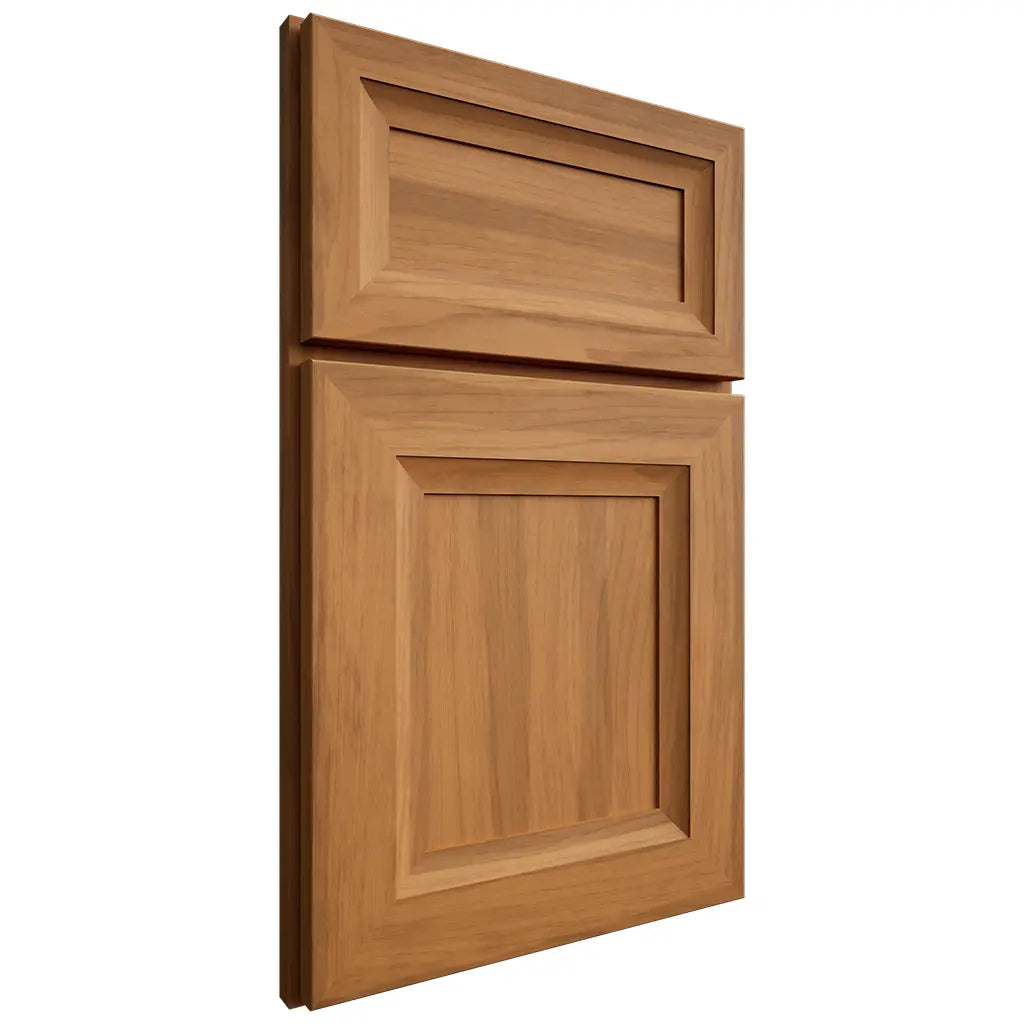 Shiloh Cabinetry Full Overlay Windsor Hickory Plain Cut Medium Door