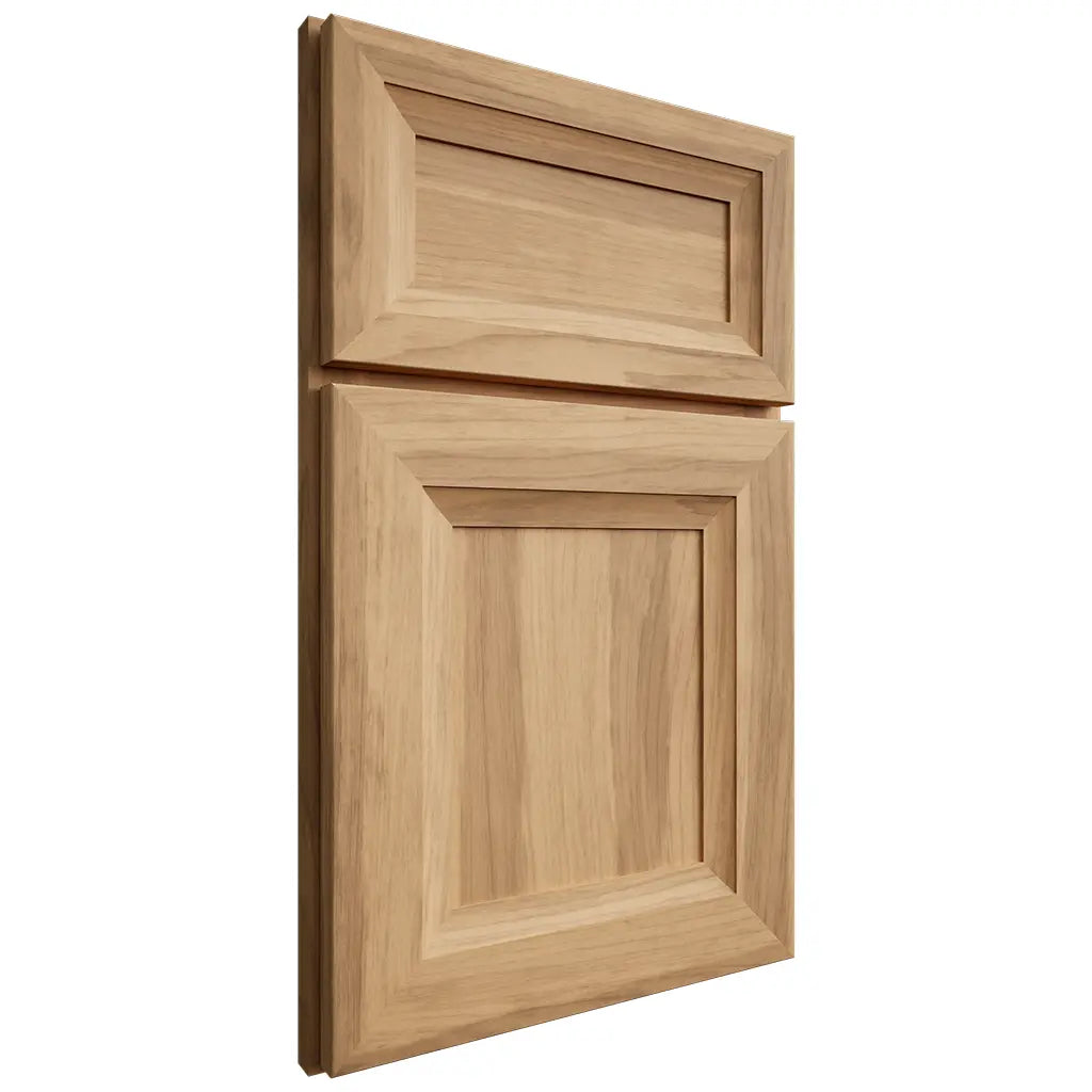 Shiloh Cabinetry Full Overlay Windsor Hickory Plain Cut Natural Door