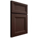 Shiloh Cabinetry Full Overlay Windsor Maple Plain Cut Cocoa Door