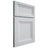 Shiloh Cabinetry Full Overlay Windsor Paintable Niebla Azul Door