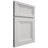 Shiloh Cabinetry Full Overlay Windsor Paintable Repose Gray Door