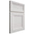Shiloh Cabinetry Full Overlay Windsor Paintable Soft White Door