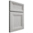 Shiloh Cabinetry Full Overlay Windsor Paintable Unusual Gray Door