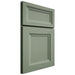 Shiloh Cabinetry Full Overlay Windsor Poplar Plain Cut Moss Door