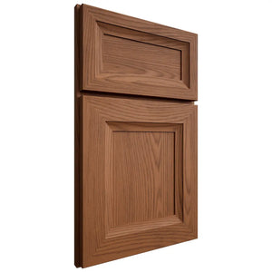 Shiloh Cabinetry Full Overlay Windsor Red Oak Plain Cut Braun Door