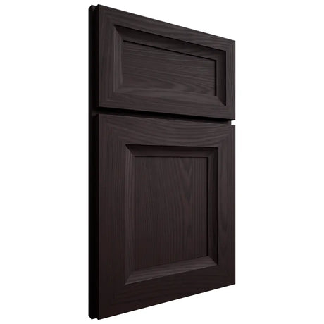 Shiloh Cabinetry Full Overlay Windsor Red Oak Plain Cut Espresso Door