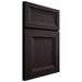 Shiloh Cabinetry Full Overlay Windsor Red Oak Plain Cut Espresso Door