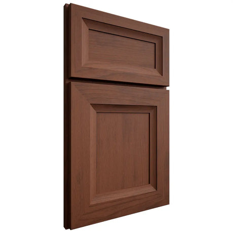 Shiloh Cabinetry Full Overlay Windsor Walnut Plain Cut Rye Door