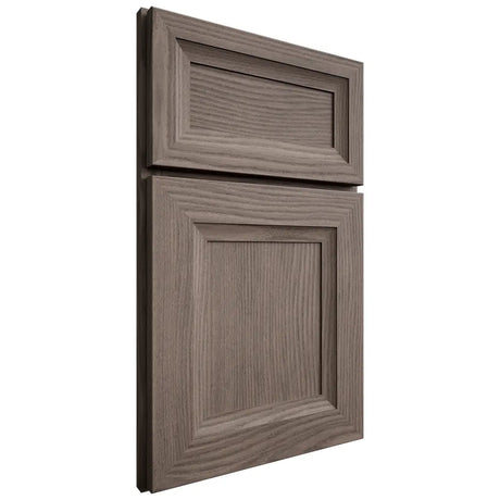 Shiloh Cabinetry Full Overlay Windsor White Oak Plain Cut Clay Door