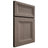 Shiloh Cabinetry Full Overlay Windsor White Oak Quarter Sawn Clay Door