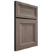 Shiloh Cabinetry Full Overlay Windsor White Oak Quarter Sawn Clay Door