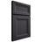 Shiloh Cabinetry Full Overlay Windsor White Oak Quarter Sawn Harbor Door